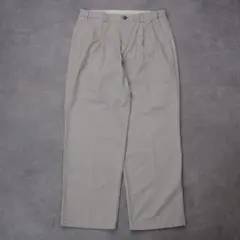 エルエルビーン W34 チノパン タック ボトム 古着 ベージュ 15269