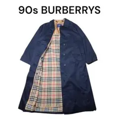90s BURBERRYS ステンカラーコート ノバチェック ライナー付き