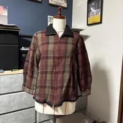 チェック柄カジュアルジャケット