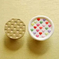 ハートドット シーリングスタンプ ヘッドのみ 30ｍｍ