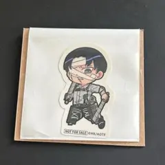 進撃の巨人　特典　ステッカー リヴァイ　スマイルベースカフェ