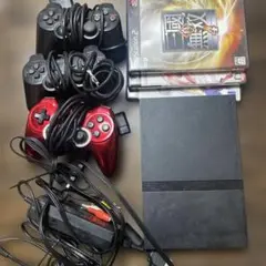 PlayStation 2 本体 + コントローラー3つ + ゲームソフト