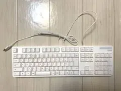有線キーボード白 TK-FCM104