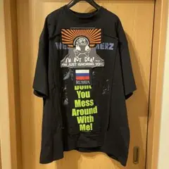 vetements パッチワークtシャツ