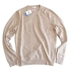 新品 MALO optimum マーロ カシミヤ混 ウール ニット ベージュ L
