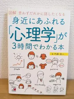身近にあふれる「心理学」が3時間でわかる本／内藤 誼人（美品）