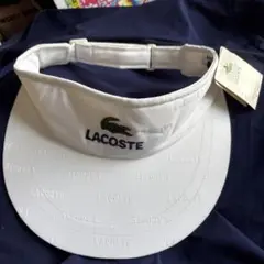 LACOSTE ホワイト バイザー L3008 サイズ01