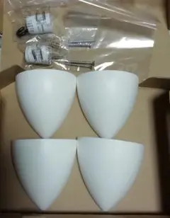 フランジカバー×2個 コードハンガー×2個 取付ネジ×2セット