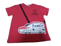新幹線　プラレール　こまち　ポシェット風　Tシャツ