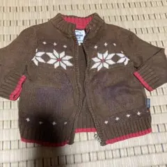 OshKosh ブラウンニットセーター 90