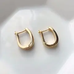 ゴールド utype pierce ゴールドピアス
