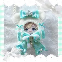 ♡ぬい服 10cm にじぱぺっと くま 着ぐるみ ミントグリーン♡
