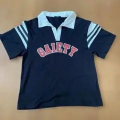 L’espoir Tシャツ ラガーシャツ風 キッズ150レディース M