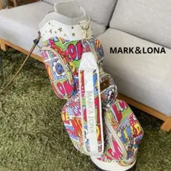 マーク＆ロナ/mark＆Lona⭐️スタンドキャディバッグ　アメコミ柄　おしゃれ
