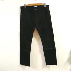 美品 カラーパンツ ブラック