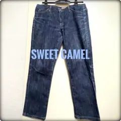 SWEET CAMEL ストレートデニム ダークブルー　レディース　W64