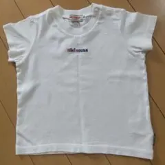 miki HOUSE ホワイト Tシャツ 80cm
