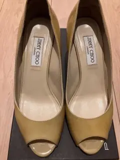 Jimmy Choo ジミーチュウ ウェッジソールパンプス エナメル