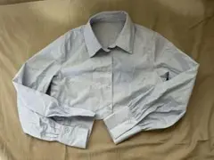 Dazy ブルークロップシャツ Mサイズ