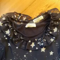 【モナリザsize12】星柄シフォンワンピース