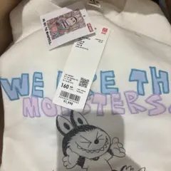 UNIQLO POPMART×UT ラブブ 白 スウェットシャツ 160 限定