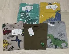 新品　120センチ　Tシャツ　半袖　恐竜