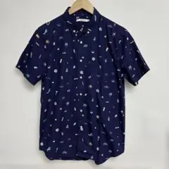 graniph グラニフ　半袖シャツ　M　総柄