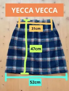 YECCA VECCA チェックスカート