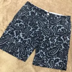° PEARLY GATES ハーフパンツ メンズ 6（LL相当）紺 ペイズリー