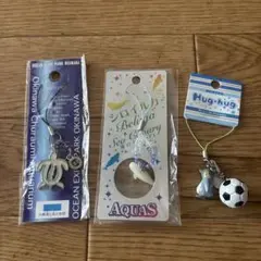 ストラップ　水族館　サッカー