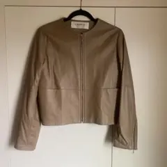 山羊革ジャケット【ルーニィ 】新品未使用　タグ付‼️超メルカリ市‼️ 羊革・ライダースジャケット - メルカリ