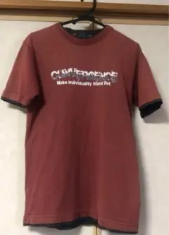 QUATRE VINGT DIXANS 赤 M Tシャツ
