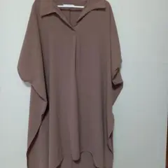 オーバーサイズ　チュニック　ワンピース