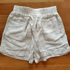H&M ベージュ リネン ハーフパンツ EUR 122