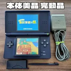 本体美品 完動品 ニンテンドーDS Lite エナメルネイビー 本体 純正付属品