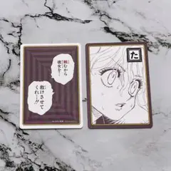 ネフェルピトー　カルタ　読み札1枚　取り札1枚　2枚