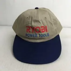 【USA古着】RYOBI POWER TOOLS ビンテージ キャップ ツートン