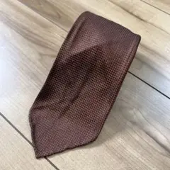 美品 TIE YOUR TIE タイユアタイ ガルザソリッドタイ オレンジ