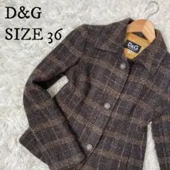 DOLCEu0026GABBANA ドルチェu0026ガッバーナ ツイードシングルジャケット