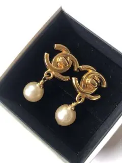 シャネル CHANEL パールイヤリング ヴィンテージ ココマーク