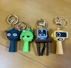 【未使用】スプランキー キーホルダー　4点セット