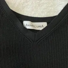 ANNA LUNA 黒 ノースリーブ キャミソール