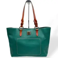 極美品　DOONEY&BOURKE　レア　トートバッグ　肩掛け　グリーン　レザー