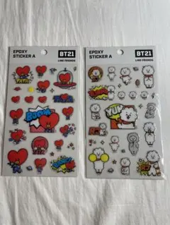 BT21 TATA・RJ シール