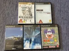 PS2 ソフト5本＋追加１本で６本セット まとめ売り　おまけ付き