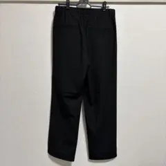 無印良品 乾きやすいイージータックワイドパンツ ブラック S