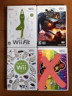 Wiiソフト4本セット