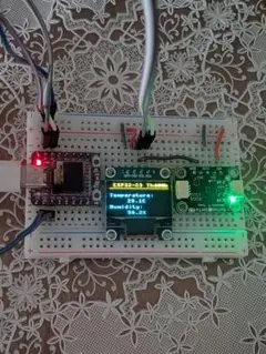 esp32で温湿度計