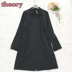 未使用タグ付★theory セオリー★ゴム引きコート 大きいサイズ