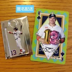 オスナ　トランプ風カード　アクリルチャーム　東京ヤクルトスワローズ